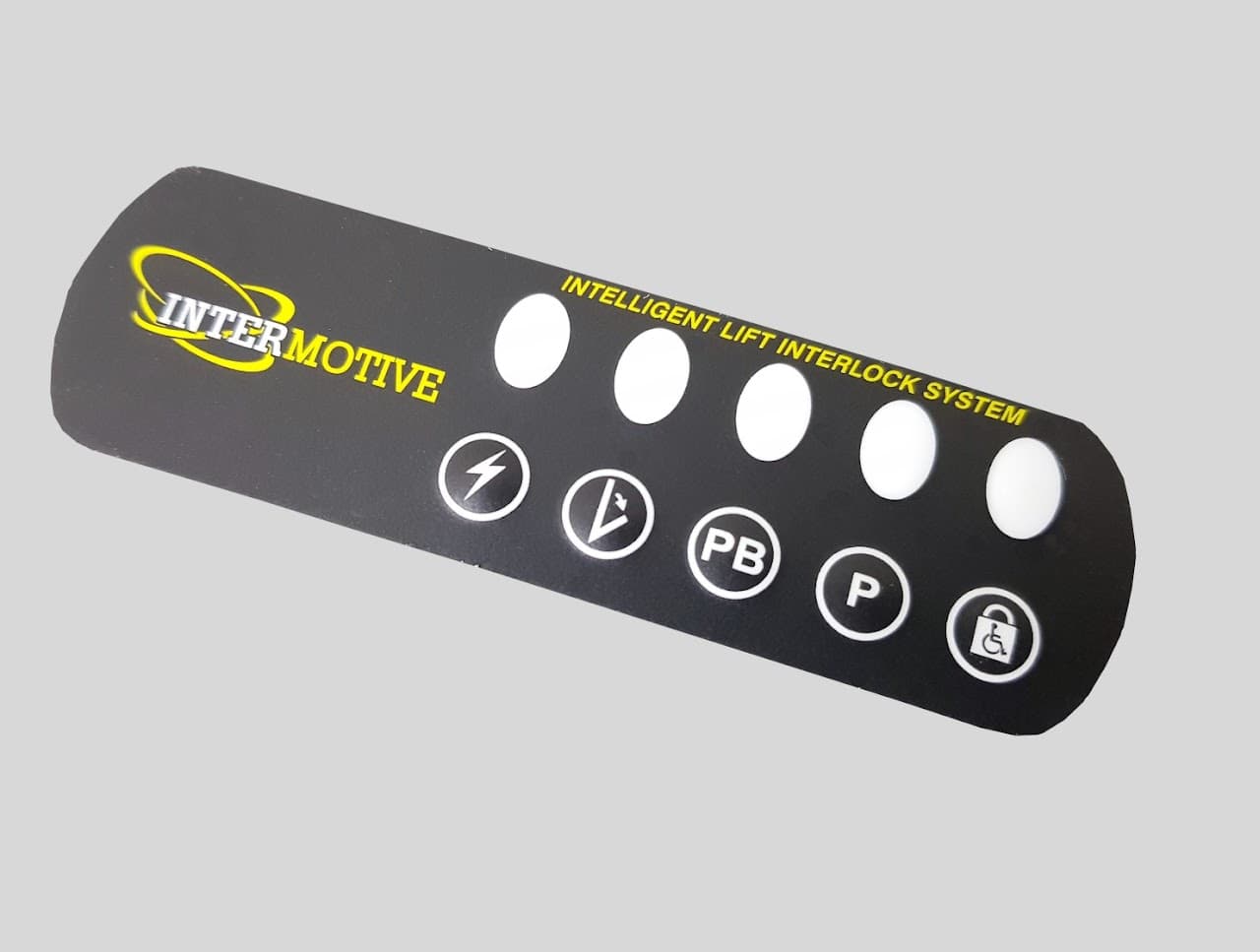 Pillow Embossed Indicator — custom graphic overlay by Ensel Technologies